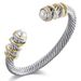 Hot Selling Stainless Steel Cable Wire Rope Men's And Women's Bracelets_voghion.com