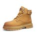 European Warm Series Plus Size Couple Martin High Top 2025 Unisex Shoes Men's Work Yellow Boots_voghion.com