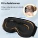 Cuffie per dormire wireless 3D, morbide, lavabili, con mascherina per gli occhi, auricolari Bluetooth 5.4 per chiamate in vivavoce_voghion.com