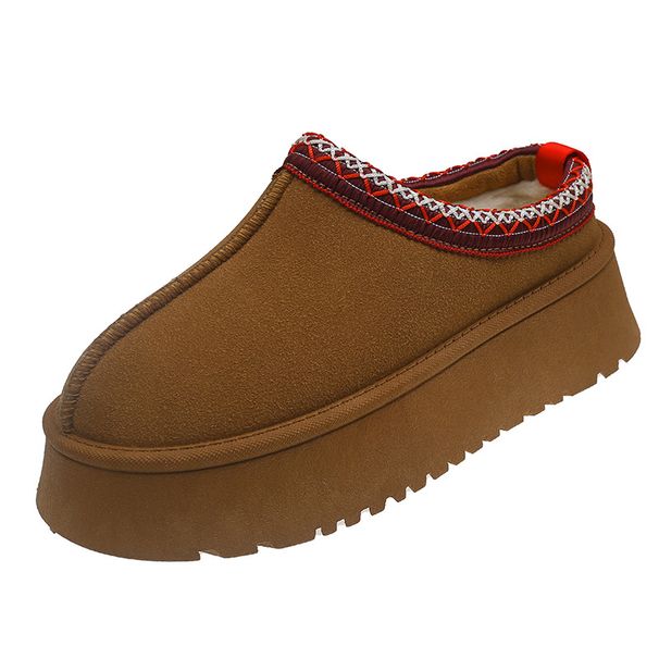 Womens Tazz Slippers Tasman Fur Slides Classic Mustard Seed Ultra Mini Platform Boot Slip-on Les Petites Suede Wool Seal Winter Designer Booties_voghion.com