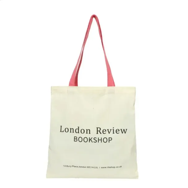 Borsa a tracolla in tela di cotone con grande capacità, casual e con lettere 240823_voghion.com