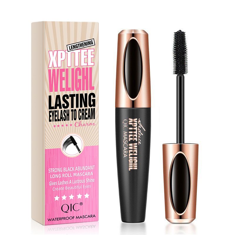 Makeup Qic Film Power Plumping Mascara Waterproof Thick Slim Long Curling Silicone Brush Head 4d Mascara_voghion.com