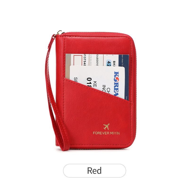 Portafoglio da donna e da uomo, anti-RFID, portapassaporto corto con cerniera, portapassaporto multifunzionale da viaggio, portadocumenti_voghion.com