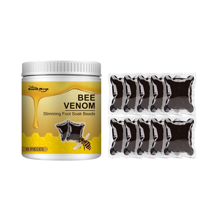 SOUTH MOON Bee Venom Herbal Firming, Shaping, Moisturizing, and Cleaning Body Care Soaking Foot Beads_voghion.com