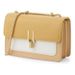 Color-Block Fashion Casual Leather Wallet Cute Designer Handbag Shoulder Medium Crossbody Bag For Women_voghion.com