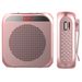 5W 2400mAh Voice Amplifier Multifunctional Portable Personal Voice Speaker With Microphone Display For Teachers Speech_voghion.com