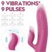 Heating Telescopic Strong Vibration Automatic Pulse Vibrator Female Exclusive Adult Toy_voghion.com