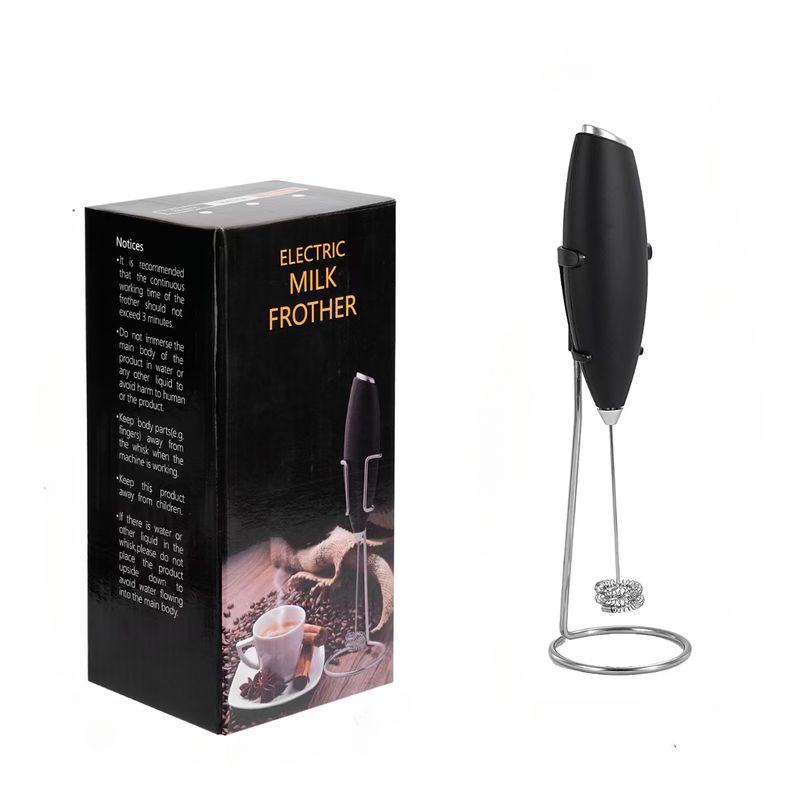 Powerful Milk Frother Wand，Ultra Fast Handheld Drink Mixer ，Electric Whisk Foam Maker For Coffee, Lattes, Cappuccino, Matcha, Hot Chocolate & Creamer_voghion.com