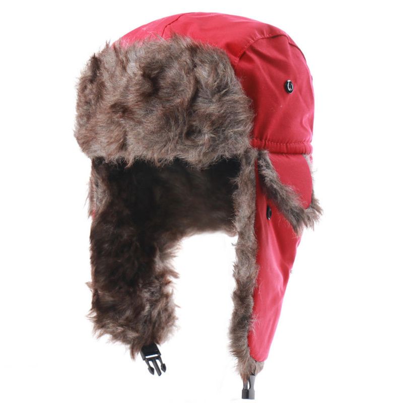 Herren Winter Trapper Aviator Trooper Earflap wasserdichte Skimütze Bomber Cap Russische warme Ohrenschützer Hüte_voghion.com