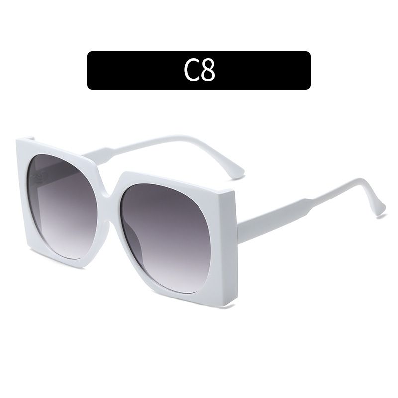 Men's and Women's Sunglasses, New Fashionable Large-frame Sunglasses, Square Personalized Women's Sunglasses, Streaming Sunglasses_voghion.com