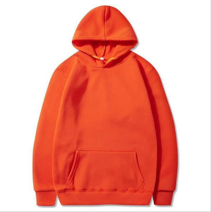 Spring and Autumn Sports Casual Fashion Solid Color Printed Hoodie, Men's Top_voghion.com