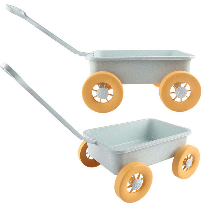 Children's Wheat Straw Little Boy Beach Pusher Toy_voghion.com