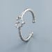 Damen-Schmuckset, modischer Damen-Herz-Diamant-Zirkon-CZ-Zeigefingerring, beliebter leichter Luxus-Ring mit offenem Design, Netz-Promi-Trend_voghion.com