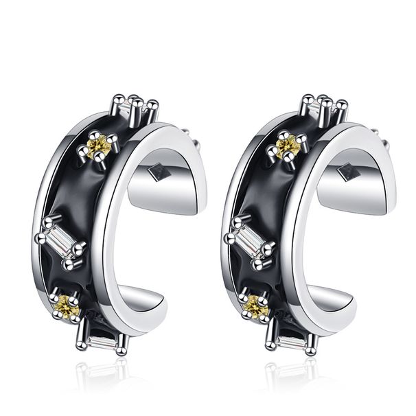 Orecchini a goccia con olio per donna, non necessitano di piercing, design versatile in zirconia_voghion.com