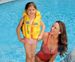 Original INTEX Children's Inflatable Swimming Vest Swimsuit Life Jacket Three Air Chambers Adjustable 58660_voghion.com