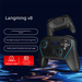 Controller di gioco per computer wireless Langming V8 con sensore di movimento, vibrazione, giroscopio, joystick Hall per PC, cellulare,_voghion.com