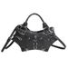 Gothic Batwing Single Shoulder Y2K Rock Punk Style Women's With Rivets, Handheld Or Crossbody Bag_voghion.com