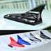 Solar Shark Fin Antenne Universal Auto Dach Modifikation Anti-Kollision Blinkende Warnung Dekorative Licht_voghion.com