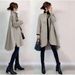 Women's Clothing Spring And Autumn Hot Sale Fashion Stand Collar Zipper Irregular Coat Mid Length Coat_voghion.com