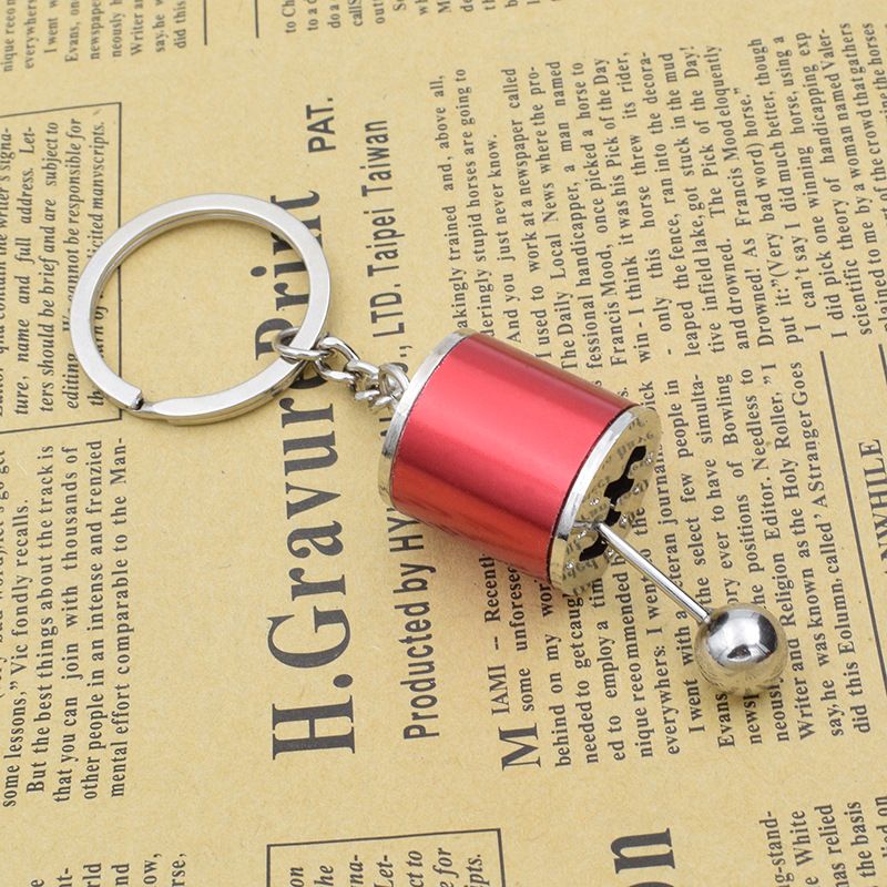 Modified gear keychain car modified gear keychain can freely shift gear head keychain_voghion.com