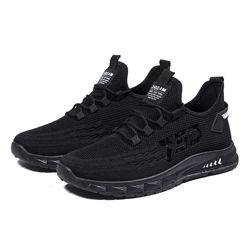Large Summer And Autumn Thin Men's Sports Knitted Breathable Versatile Mesh Shoes, Casual Shoes For Men_voghion.com