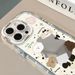Cartoon Dog Suitable For IPhone 16 Pro Phone Case 15 Plus Mirror 14 Cute 13 Silicone 12/XR_voghion.com