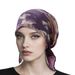 Korean Velvet Turban Hat – Floral Tie-Dye Chemo Cap (Breathable Two-Tail Design For Women)_voghion.com