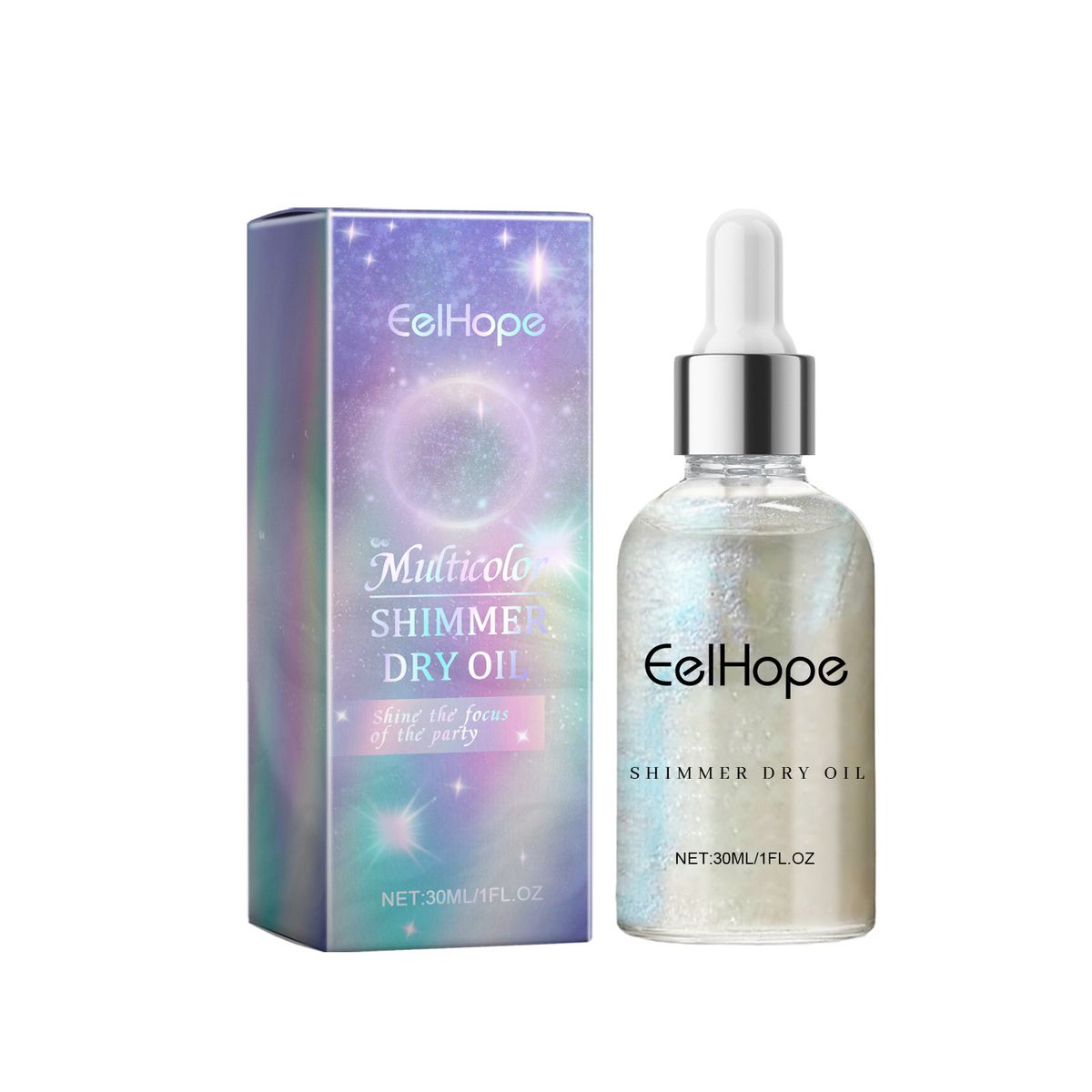 EELHOPE party body glitter oil holiday party brightens the skin clavicle shining charm bursting highlight oil_voghion.com