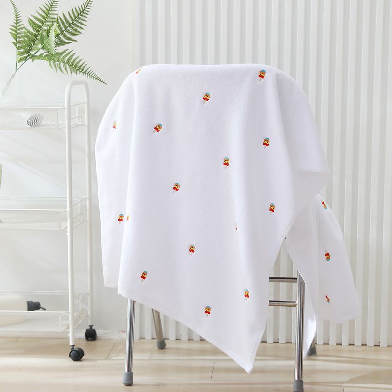 Fully Embroidered Banana Pure Cotton Bath Towel Adult Pure Cotton Beach Towel Avocado Bath Towel_voghion.com