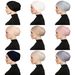 Turban en coton mercerisé pour femme, nouveau style, bonnet musulman, cache-cheveux, élastique_voghion.com