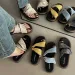 Thin Fitting Toe Slippers For Women's Outdoor Wear, New Summer Cross Wrap Sandals, Bohemian Style Straight Drag_voghion.com