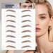 Autocollants de tatouage pour sourcils 6D - Pochoirs à sourcils semi-permanents et imperméables pour microblading et maquillage DIY_voghion.com