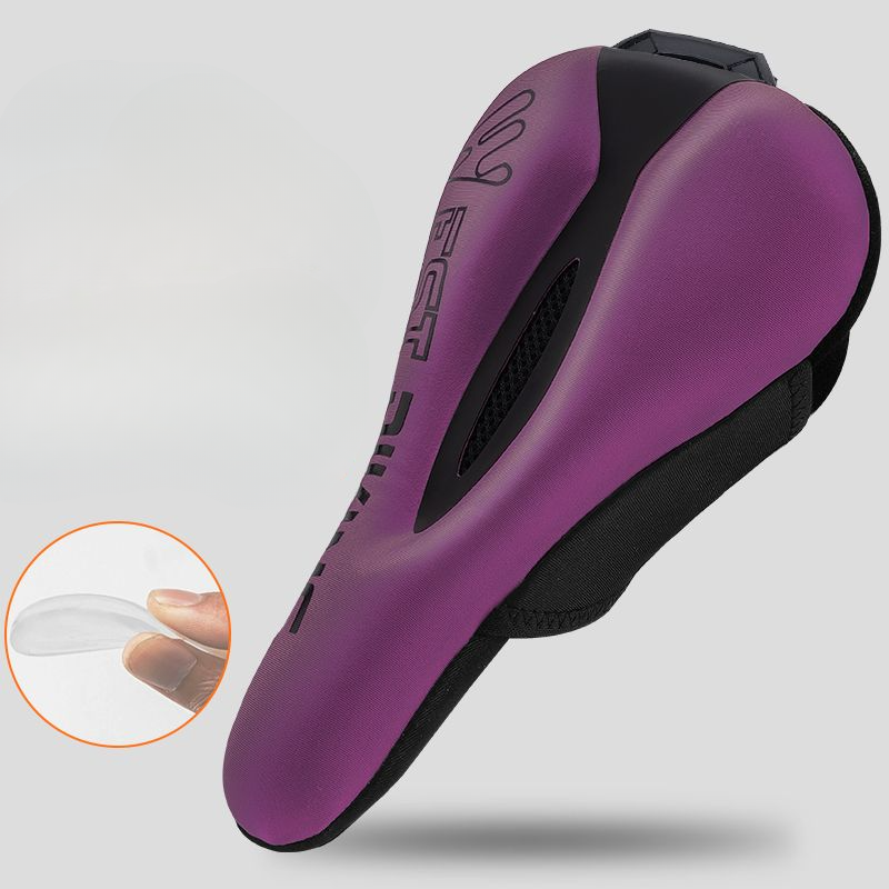Cuscino Xiqizhe in silicone con fodera morbida e spessa, comodo seggiolino per bici da montagna, accessori per bicicletta_voghion.com