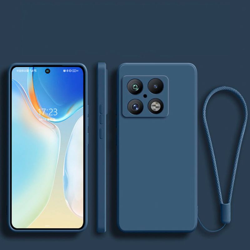 Luxe originele vloeibare siliconen hoes voor OnePlus 10 Pro 9ro ACE Pro 10R 9R 10T 8T 7T Pro met lanyard zachte achterkant_voghion.com