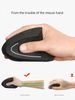 Ergonomisk trådløs, kablet sidegrep, vertikal, oppladbar mus for bærbar PC og stasjonær datamaskin_voghion.com