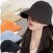 Cappello da pescatore alla moda, portatile, pieghevole, a tesa larga, con protezione solare, estivo, visiere ad asciugatura rapida, regolabili con coulisse._voghion.com