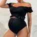Sommer Schwangere Frauen Loose Cover Split Solid Kurzarm Bikini Zweiteilige Bademode_voghion.com