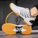 Badminton Shoes For Men And Women, Ultra-Light Breathable Non-Slip Shock-Absorbing Student Shoes, Professional Volleyball Training Shoes_voghion.com