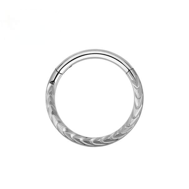 F136 Titanium Neusring Clicker Tragus Piercing Septum Oorbellen Kraakbeen 16g Helix Scharnierend Segment Lichaamssieraden Vrouwen en Mannen_voghion.com