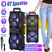 3000W Portable Bluetooth Party Speaker Sub Woofer Heavy Bass Sound System & Mic_voghion.com