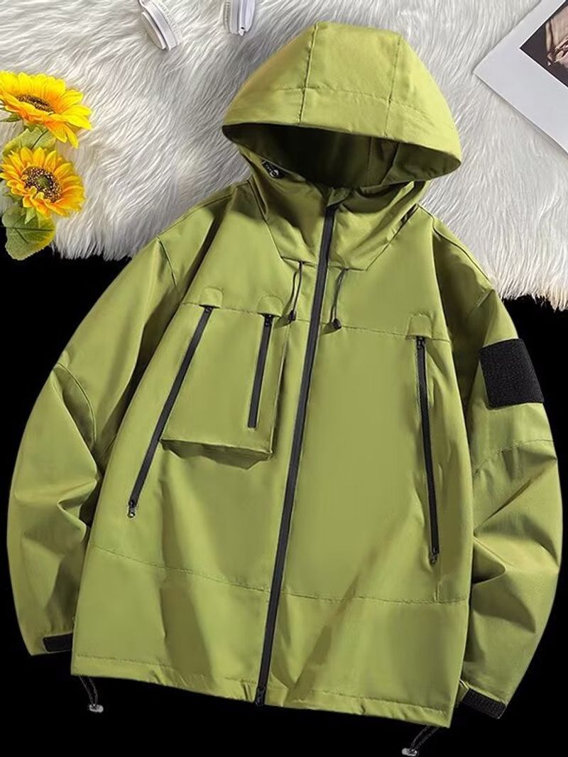 Outdoor Waterproof Autumn Jacket, Men's Functional Wind Work Bag Jacket, Assault Suit, Travel Jacket_voghion.com