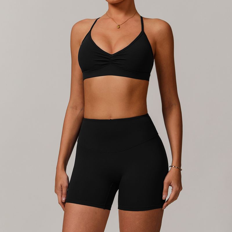 High-Waist Yoga Set For Women - Moisture-Wicking Workout Outfit With Flared Pants & Sports Bra - Comfortable Gym & Running Clothes_voghion.com
