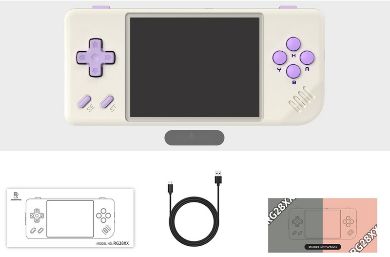 ANBERNIC RG28XX Portable 2024 New Compact Retro Handheld Game Console_voghion.com