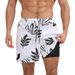 Pantaloncini da spiaggia per lo sport e il tempo libero da uomo Crazy Muscle Summer Nuovo stampato a doppio strato antiriflesso Taglie forti_voghion.com