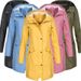 Chaqueta cortavientos impermeable para mujer, ligera y con capucha, ideal para senderismo, actividades al aire libre y uso diario._voghion.com