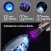 UV365 Black Light Flashlight With Clip - Pet Stain Detector, Counterfeit Money Checker, Portable Purple LED Torch For Home & Outdoor Use_voghion.com