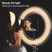 PULUZ 4,6" 6,2" 10" LED-Ringlicht Fotografische Selfie-Ringbeleuchtung für Smartphone Youtube Make-up Video Studio Ringlicht_voghion.com