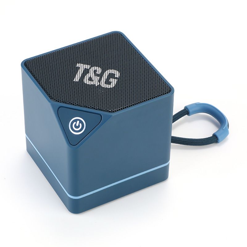 ​TG688 Mini Bluetooth Speaker - Portable Square Speaker With TWS, FM Radio & TF Card Slot (Ideal Gift, Compact & Wireless For Travel & Home Use)​​_voghion.com