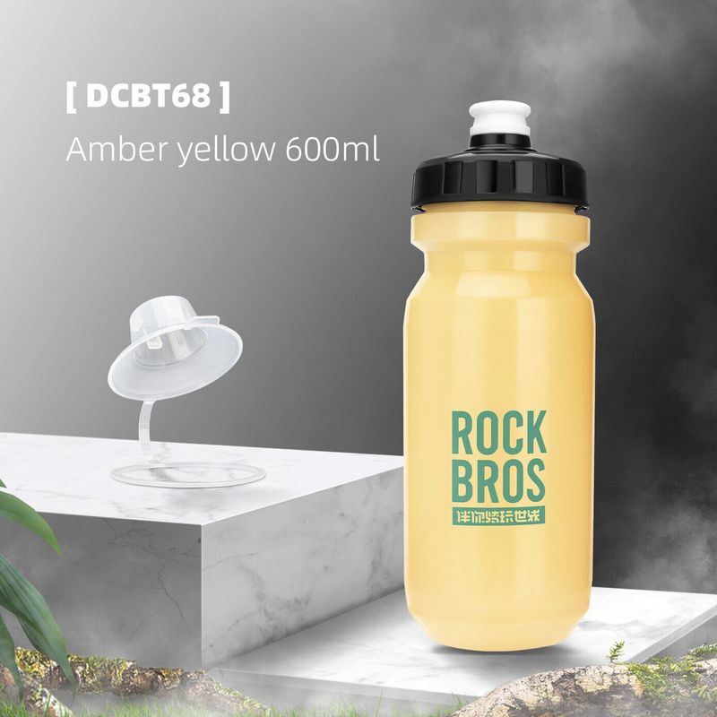 ROCKBROS Borraccia per bicicletta 600ml Borraccia per bere Borraccia per ciclismo 6 colori_voghion.com