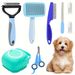 Summary Beauty Kit Nail Clippers And Files Flea Comb Pet Shedding Brush Silicone Toothbrush Customizable Label_voghion.com